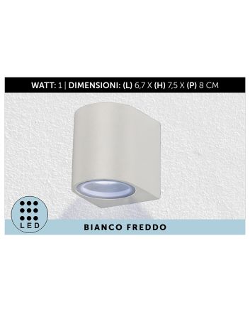 APPLIQUE IN ALLUM. 6,7X7,5XCM BIANCO L.FREDDA