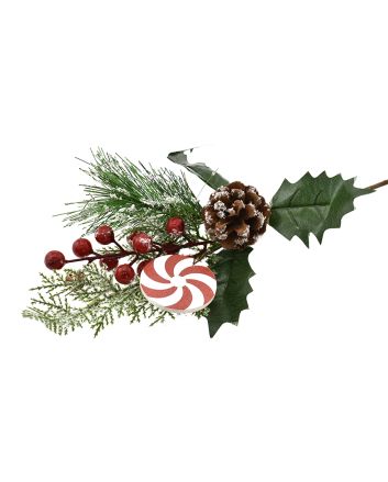 PICK BACCHE CANDY 35CM M.TY66-23089 ROSSO