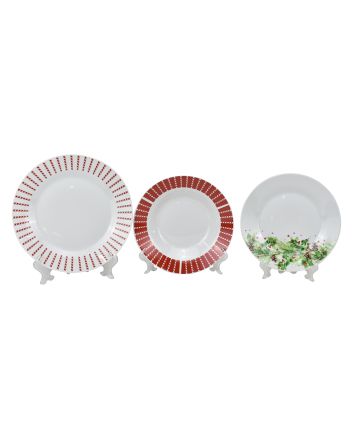 SERVIZIO PIATTI 18PZ TONDO DEC.DH05-1004