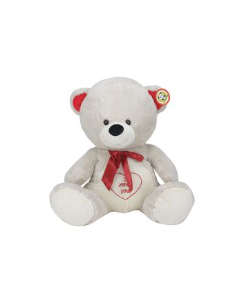PELUCHE ORSO C/FIOCCO 6OCM M.120 BEIGE