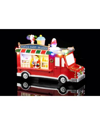 BABBO SU CAMION C/LUCI E MOV. M.039 BAT.3AA