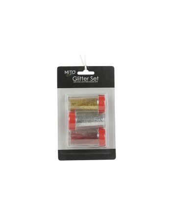 SET 3PZ GLITTER 10G M.H3B 3COL.ASS