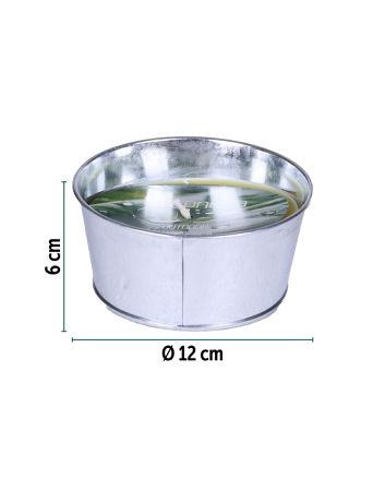 VASETTO METALLO CITRONELLA 12X6CM COVERI GARD
