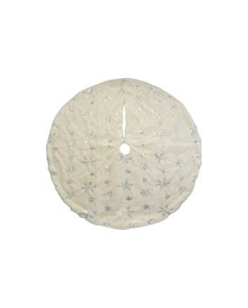 COPRIBASE ALBERO D.100CM BIANCO/ARGENTO