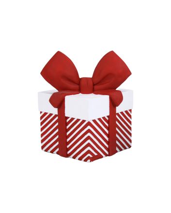 BASE ALBERO 45X45X65.5CM P/REGALO BIANCO/ROSS