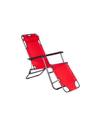 SEDIA A SDRAIO 178X60X80CM ROSSO