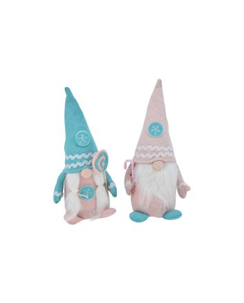 GNOMO 2ASS 35CM M.D224-006 ROSA/TIFFANY