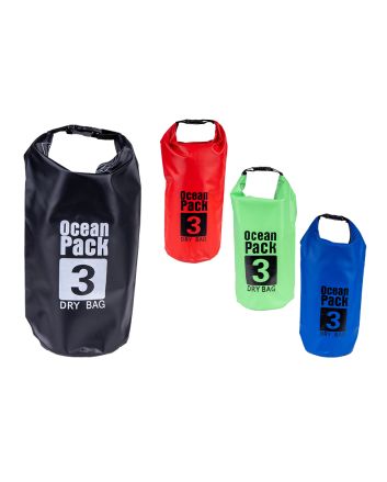 BORSA IMPERMEABILE A TRACOLLA PVC 3LT 4COL