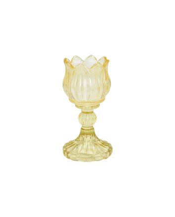 PORTACANDELA 1 FIAMMA D8X15CM M.656 AMBRA