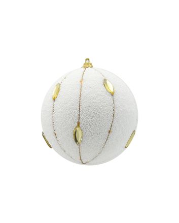 SFERA 10CM D.2 M.24080 BIANCO/ORO