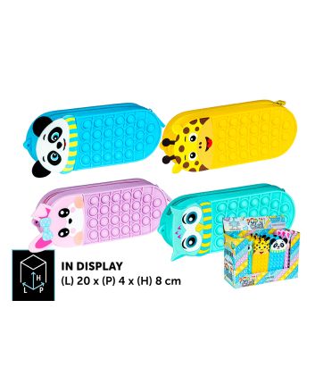 P.PENNE SILICONE 20X8X4CM M.03 4ASS IN DIS