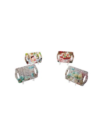 SOTTOPENTOLA CERAM. 14X22CM 4ASS M.E