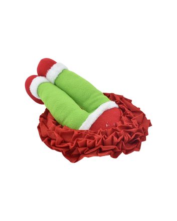 SET 2PZ GHIRLANDA+GAMBE ELFO 33X48CM M.16