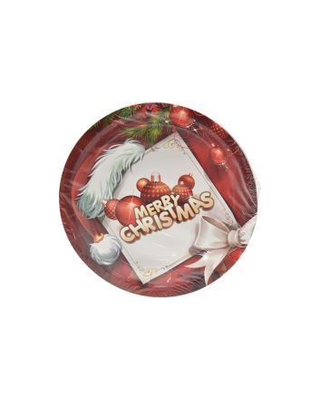 SET 8 PIATTI TONDI 22CM DEC.XMAS-2