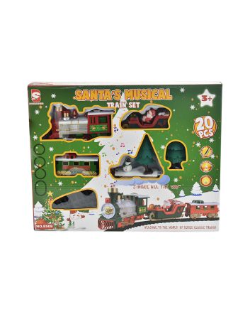 TRENINO A BATTERIA C/LUCI+SUONI 20PZ 605713W