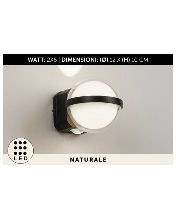 APPLIQUE IN ALLUM. DIA.12XH.10 NERO L.NATUR.