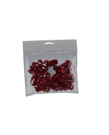 SET 10PC NASTRO CURLY 6MMX80CM ROSSO SL7-01