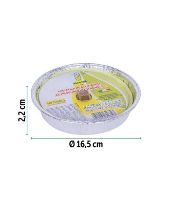 PADELLA IN ALLUMINIO CITRONELLA 16,5X2,2CM
