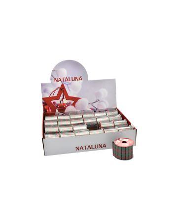 NASTRO NATALIZIO 6,3CMX2,7M GRIGIO MOD.05