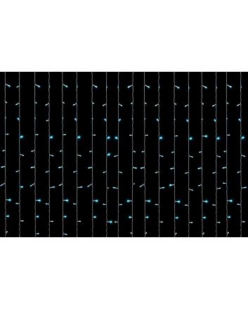 TEN.600LED F/FLASH ES.3X1MT CONNECT AZZURRO