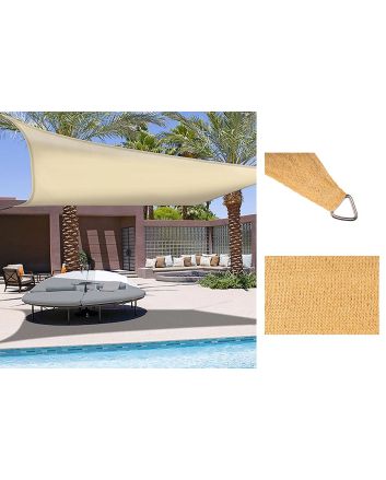 VELA PARASOLE 4X4M 180G BEIGE