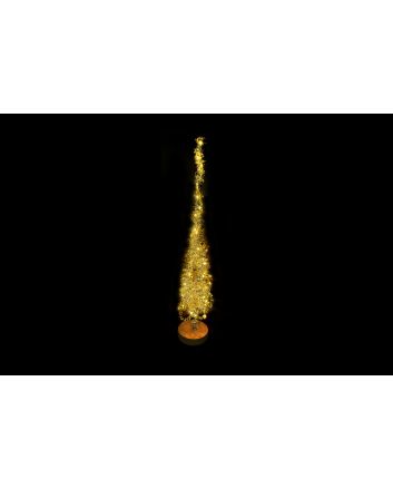 ALBERO PE 10X10X56CM 60LED BATT.C/TIMER ARGEN