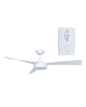 VENTILATORE SOSPESO 65W 3PALE D.122CM BIANCO