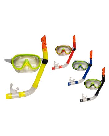 SET MASCHERA+BOCCAGLIO 4 COLORI ASS. M.2