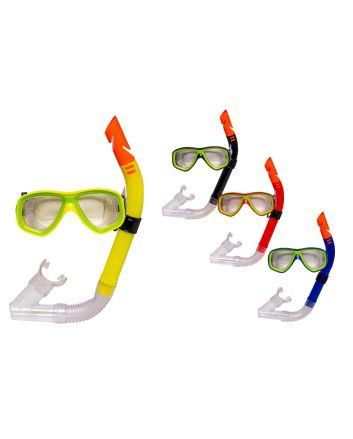 SET MASCHERA+BOCCAGLIO 4 COLORI ASS. M.5