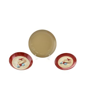 SERVIZIO PIATTI 18PZ PORCEL/GRESS DEC.05CB