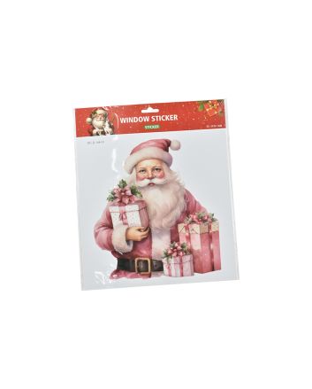 VETROFANIA BABBO 30,5X30,5CM M.144 ROSA