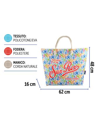BORSA MARE CORDATA 65X50X17CM DES.7