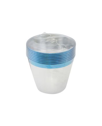 SET 8 BICCHIERI 266ML B/AZZURRO