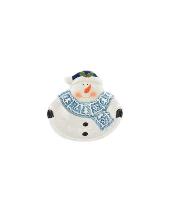 CIOTOLA SNOWMAN 17,5X15,5X10 M.611 BIANCO/AZZ