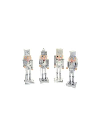 SCHIACCIANOCI 4ASS ARGENTO/BIANCO 18CM