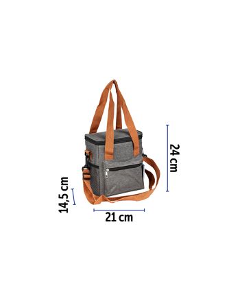 BORSA FRIGO 6MM 21X14.5X24CM MOD.514-S GRIGIO