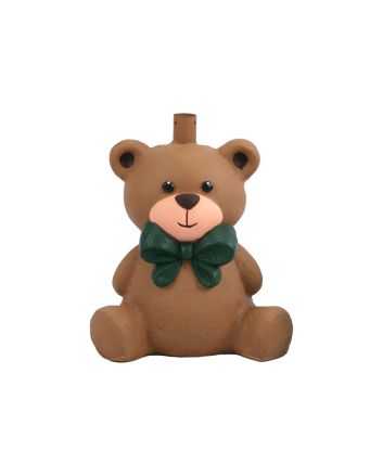 BASE ALBERO D.32.5XH.37CM ORSETTO C/FIO.VERDE