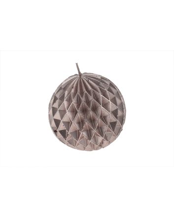 CANDELA SFERA 9X8,8CM M.557 ROSA