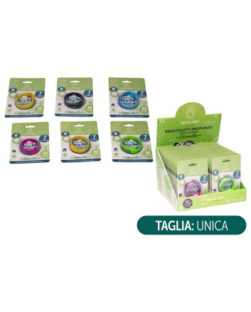 BRACCIALETTO REPELLENTE ZANZARE JY004 6COLORI