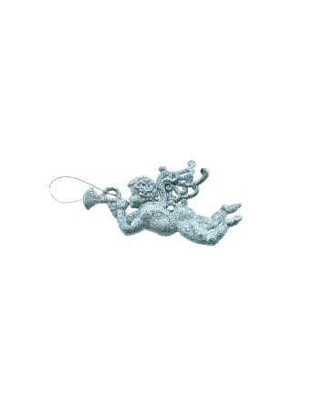 APPENDINO ANGELO GLITTER 8X13CM M.19 AZZURRO