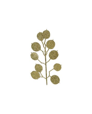 RAMO FOGLIE 25CM M.446G ORO GLITT.