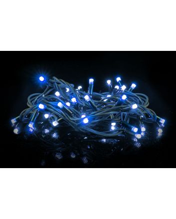 CATENA 10M 100LED RUBB.VER.U.EST COLL.BIA/BLU