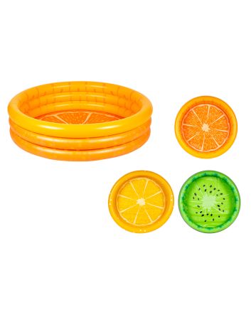 PISCINA GONFIABILE 0.22MM D.148XH.36CM 3ASS