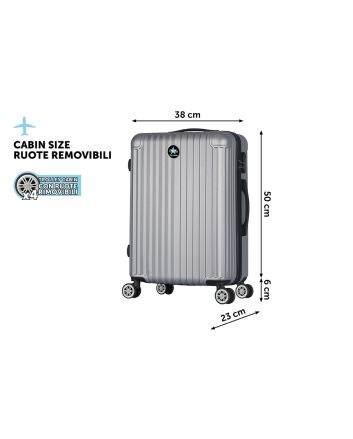 TROLLEY H.56CM RAITO ARGENTO COVERI
