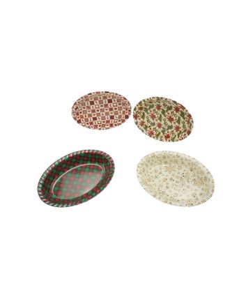 VASSOIO MELAMINA 25*17CM M.HL2517 4ASS