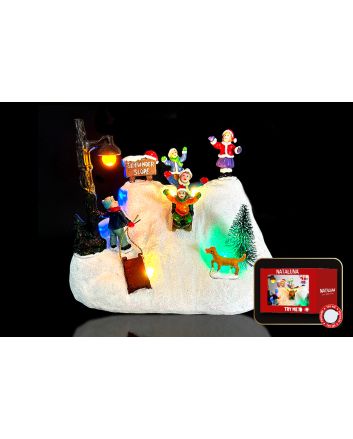 GIOSTRA C/LUCI+MUS 17X12.5X13.5CM BATT.TRY ME