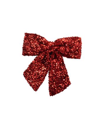 FIOCCO IMBOTTITO 28CM DES.F ROSSO/ROSSO