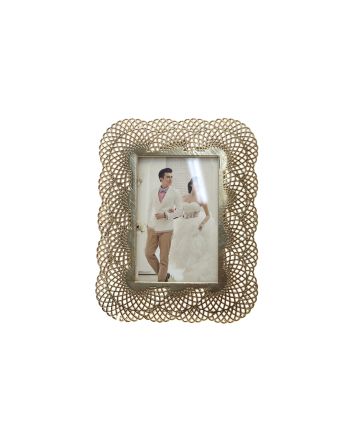 PORTAFOTO IN METALLO RETT. 10X15CM  M.67B ORO