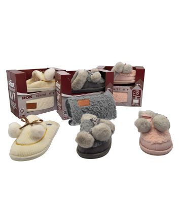 SET BAC+PANT.DONNA 36-41 ROX RM-069 3ASS