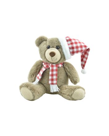 ORSETTO C/SCIA.+CAP. 30X23X32CM MARRONE-C